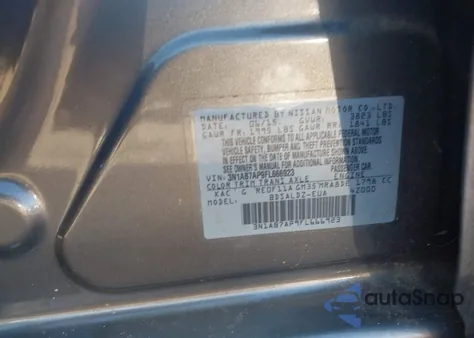2015 Nissan Sentra Sv z USA, uszkodzony, nr VIN 3N1AB7AP9FL666923